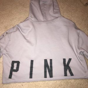 Cropped PINK hoodie